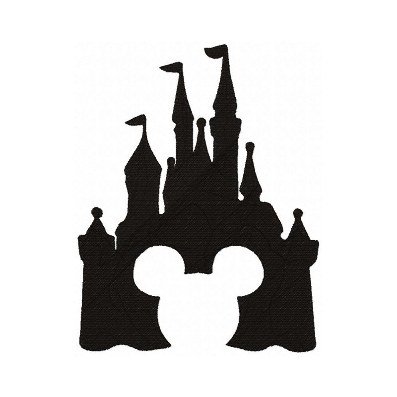 Disney Castle Embroidery Design - Disney Castle
