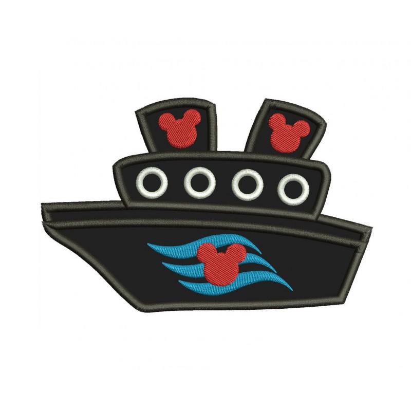 Disney Cruise Ship Applique Design