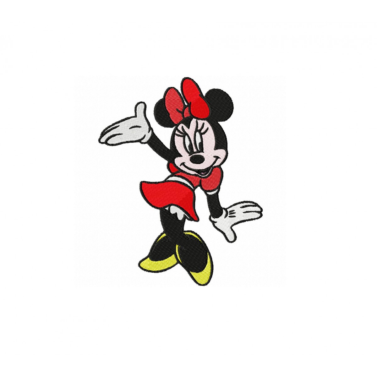 Minnie Embroidery Design #7-4 SIZES