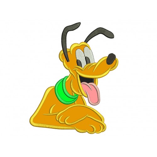 Disney Pluto Applique Design