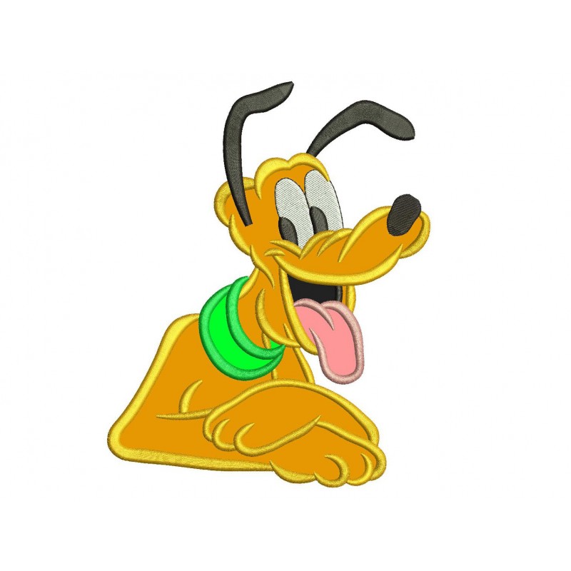 Disney Pluto Applique Design