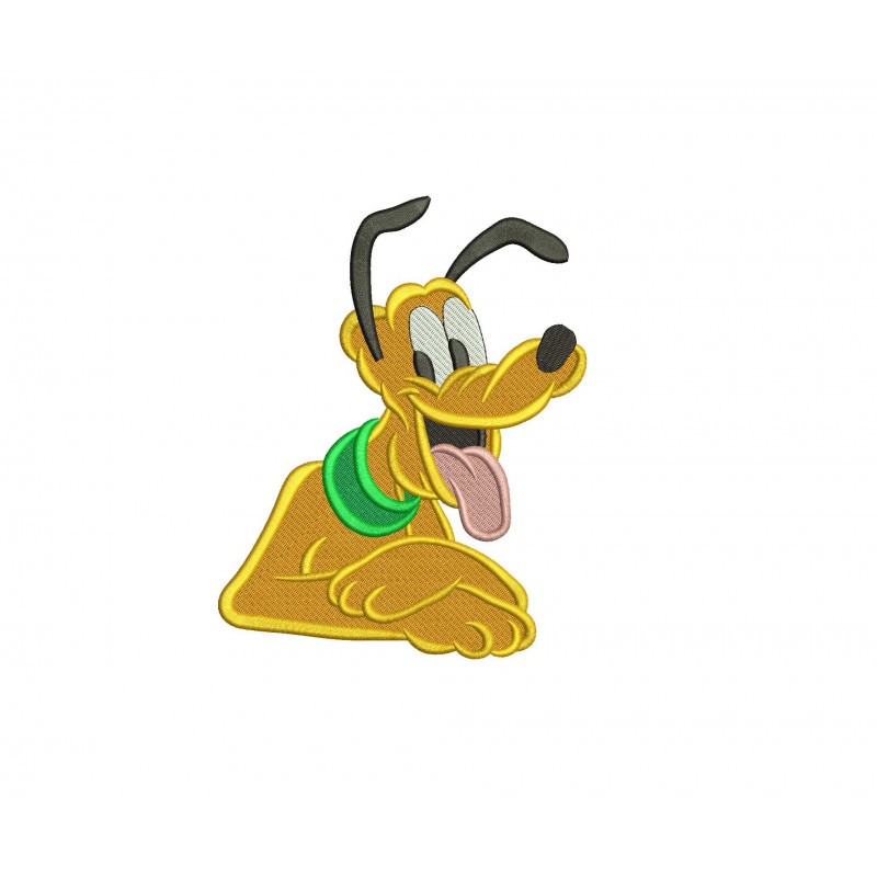 Disney Pluto Fill Embroidery Design