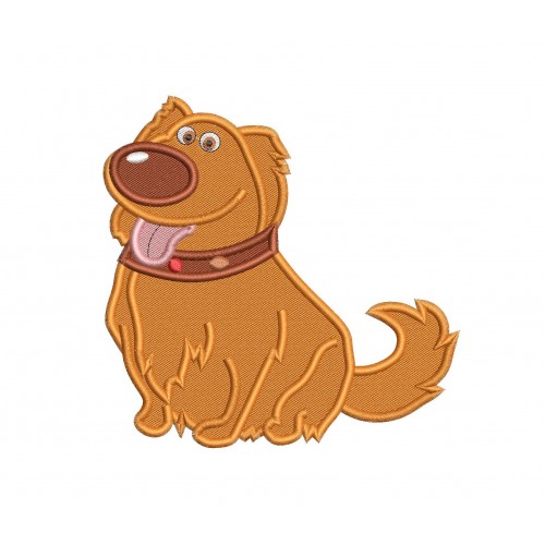 Dog Dug Up Disney Movie Embroidery Design