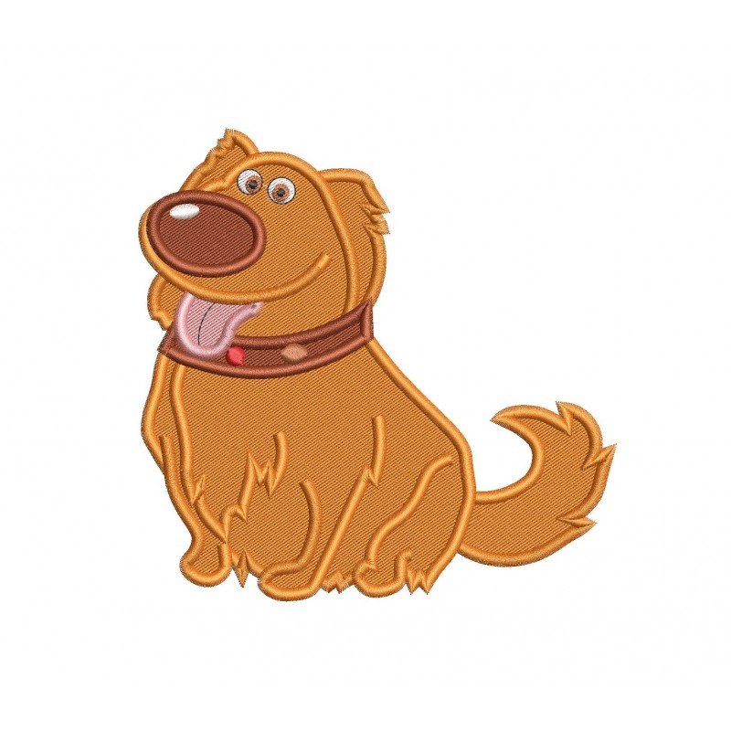 Dog Dug Up Disney Movie Embroidery Design