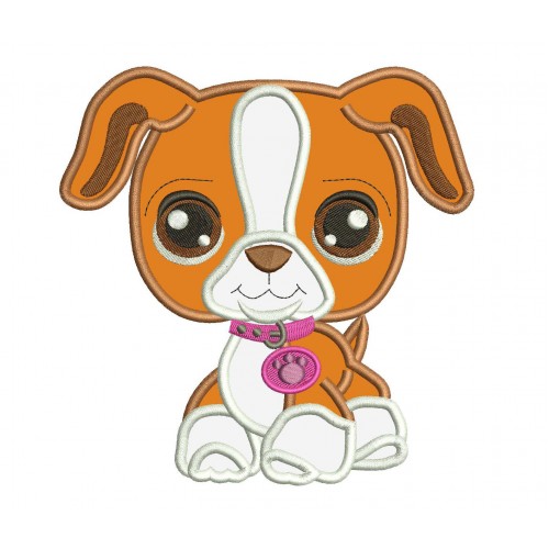 Dog Littlest Pet Shop Applique Design