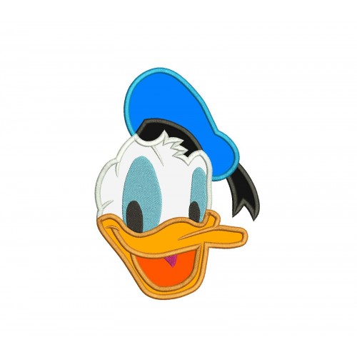 Donald Duck Machine Applique Design