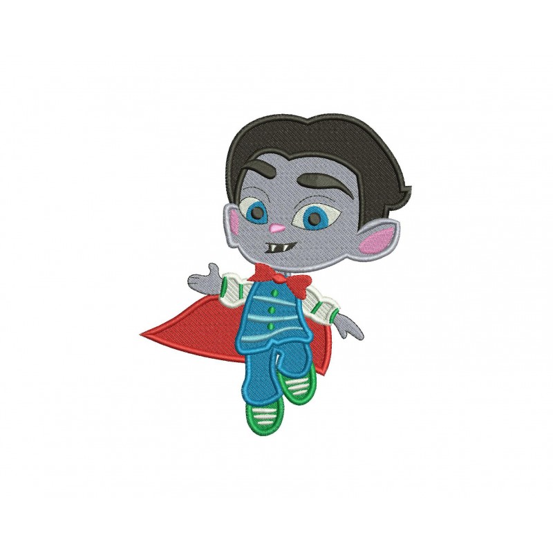 Drac Shadows Super Monsters Embroidery Design