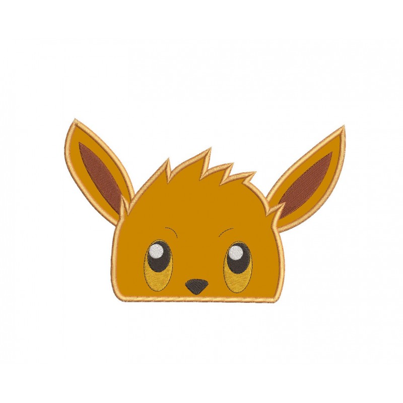 Eevee Peeker Applique Design