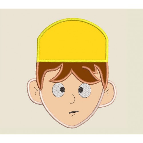 El Chavo Del Ocho Face Applique Design