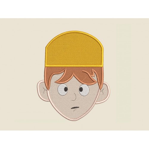 El Chavo Del Ocho Face Embroidery Design