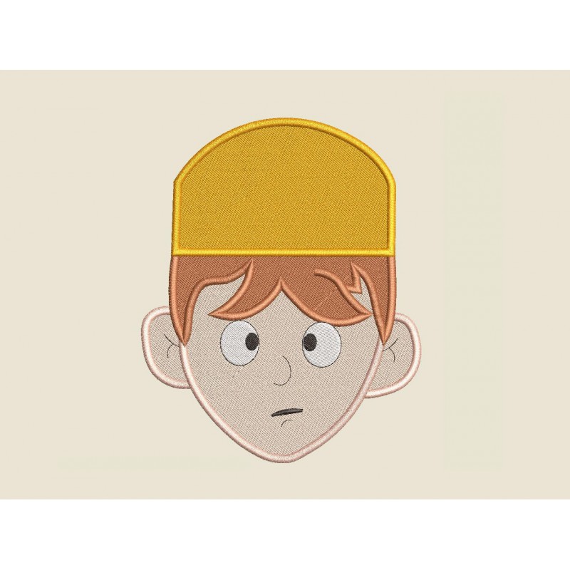 El Chavo Del Ocho Face Embroidery Design