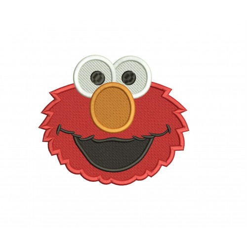Elmo Fill Stitch Embroidery Design