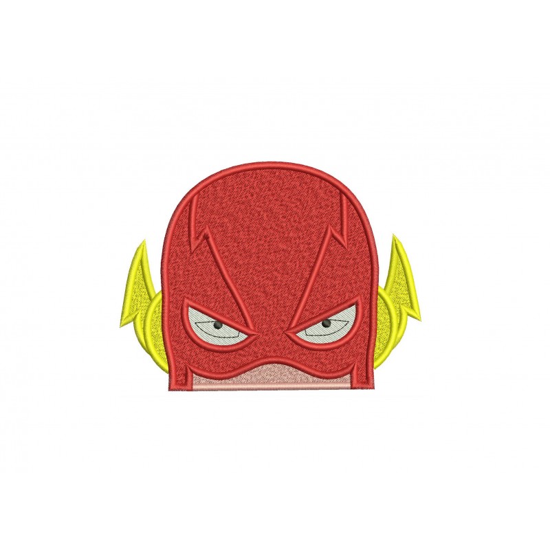 Flash Avengers Embroidery Flash Peeker Embroidery Design