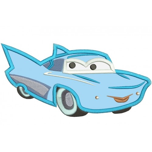 Flo Disney Cars Applique Design