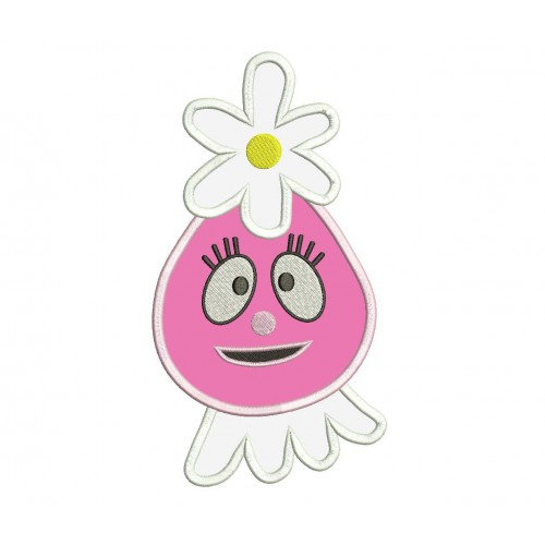 Foofa Face Yo Gabba Gabba Applique Design