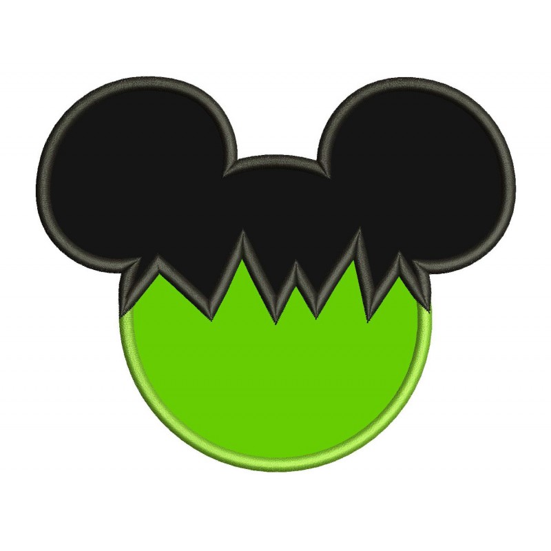 Frankenstein Mickey Mouse - Frankenstein Applique Design