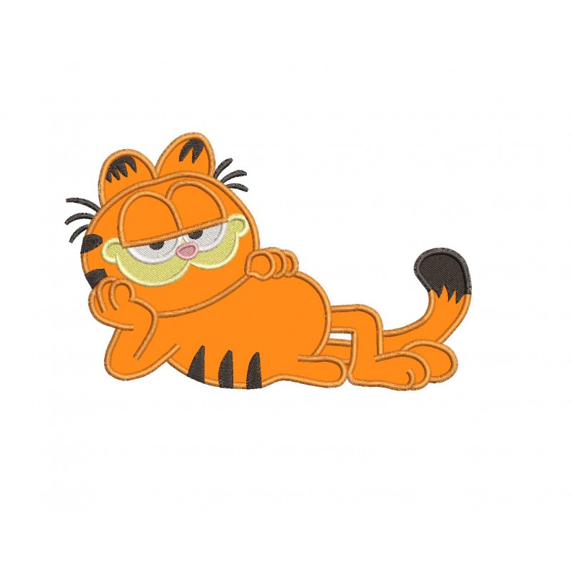 Garfield Applique Design