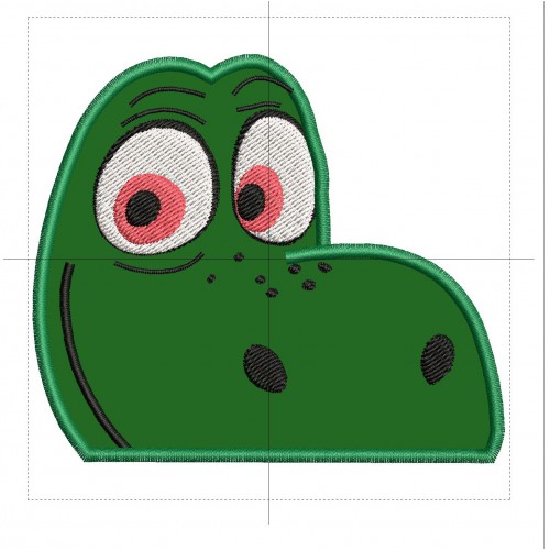 Good Dinosaur Arlo Peeker Applique Design Embr