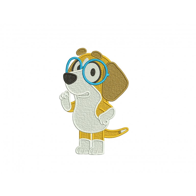 Honey From Bluey Embroidery Design