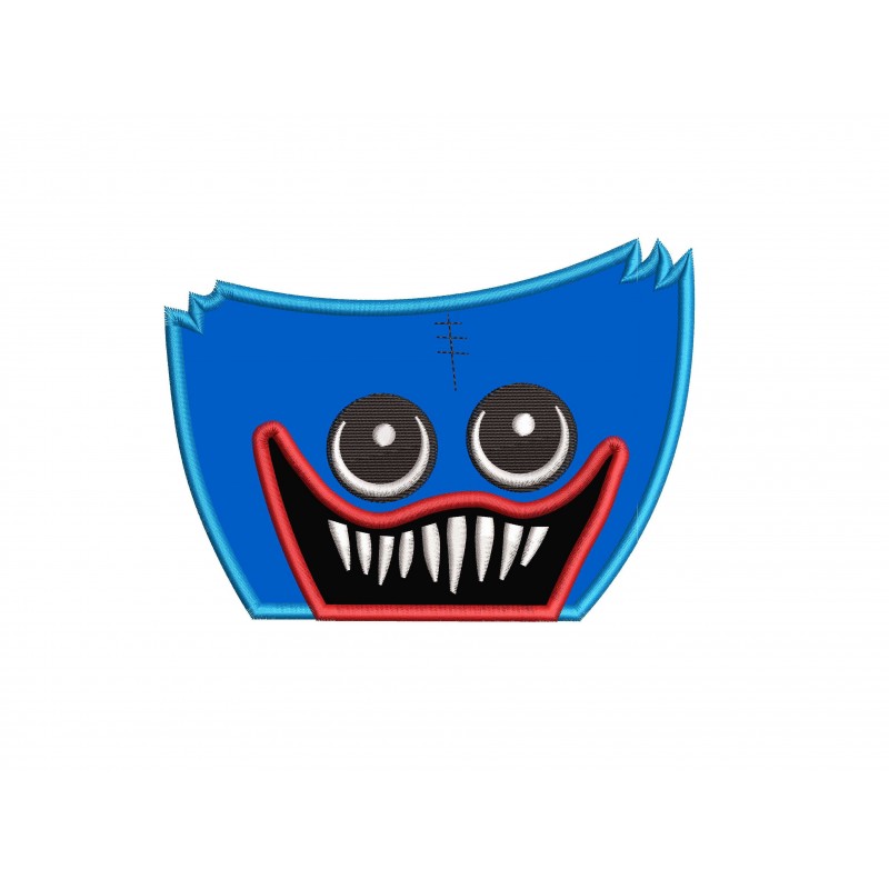 Huggy Wuggy Peeker Applique Design