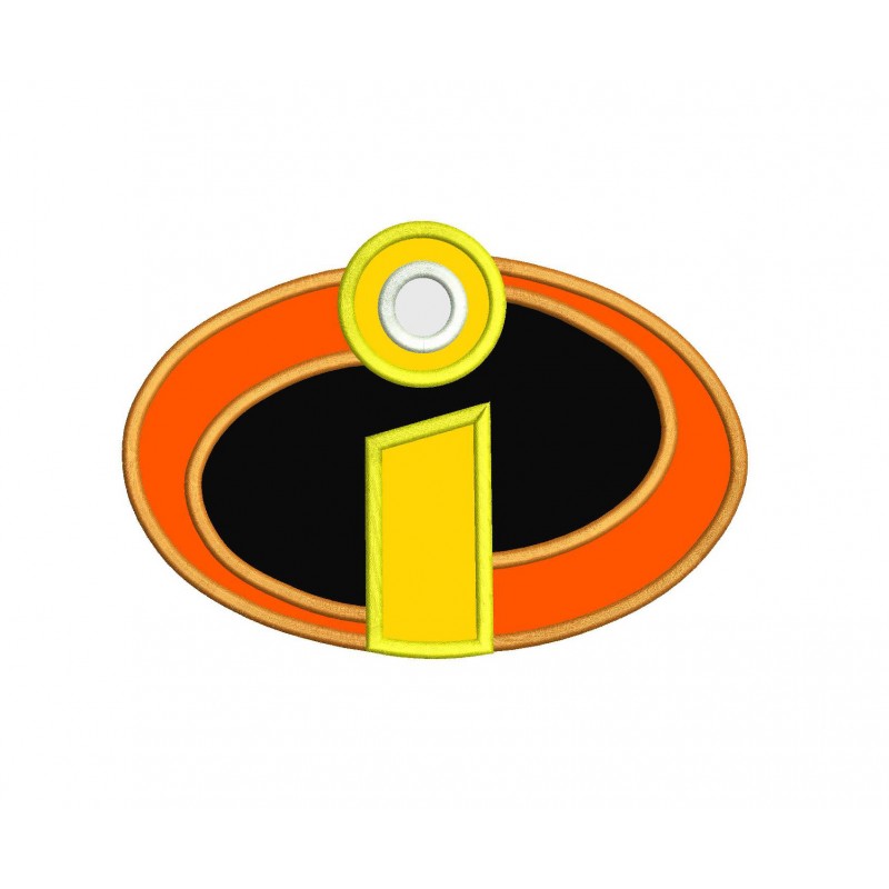 Incredibles Logo Applique Design