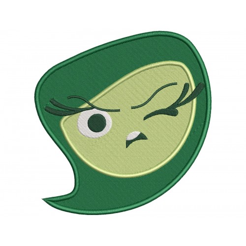 Inside Out Disgust Head Embroidery Design Embr