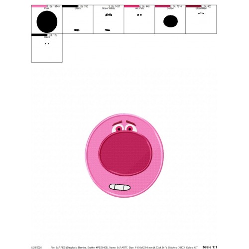 Inside Out Embarrassment Embroidery Design Embr