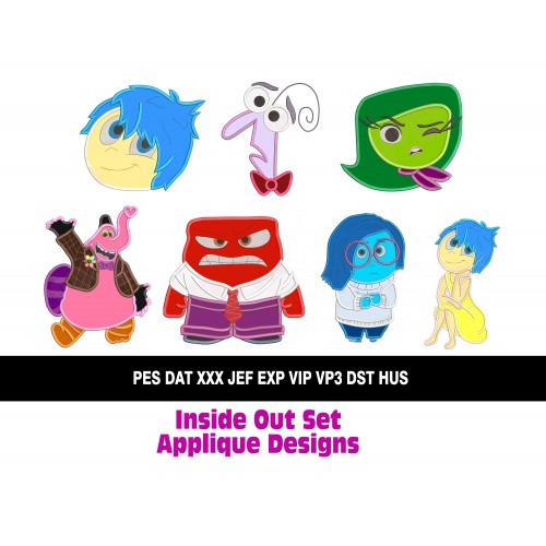 Inside Out Set Applique Designs