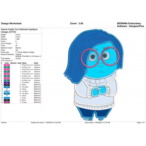 Inside Out Set Applique Designs