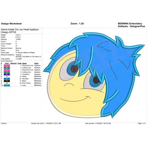 Inside Out Set Applique Designs