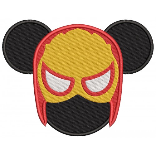 Iron Man Mickey Embroidery Design Embr