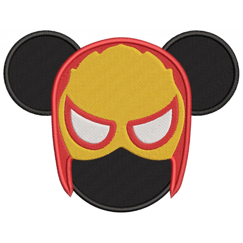 Iron Man Mickey Embroidery Design Embr