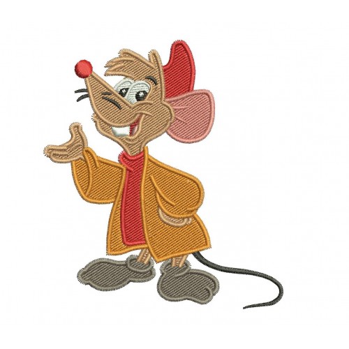 Jaq Disney Character Embroidery Design