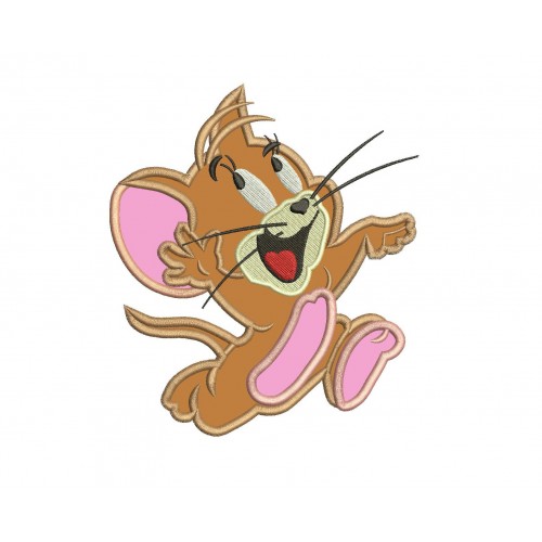 Jerry Tom and Jerry Applique Design
