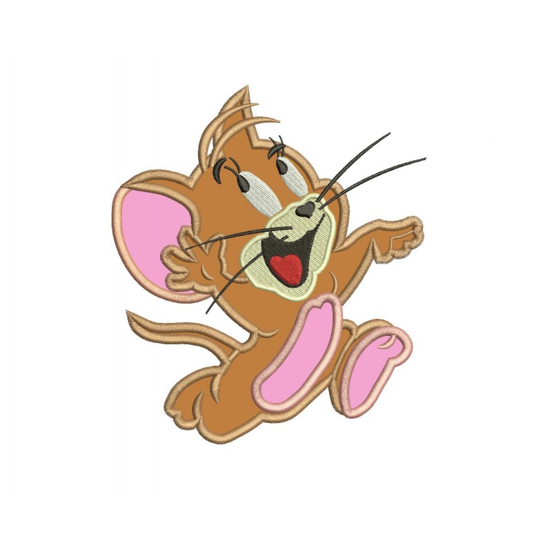 Jerry Tom and Jerry Applique Design