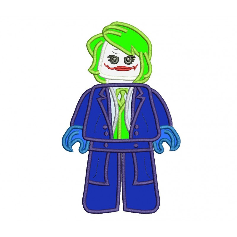 Joker Boy Applique Design