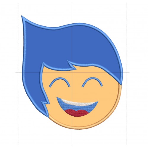 Joy Inside Out Applique Design Embr