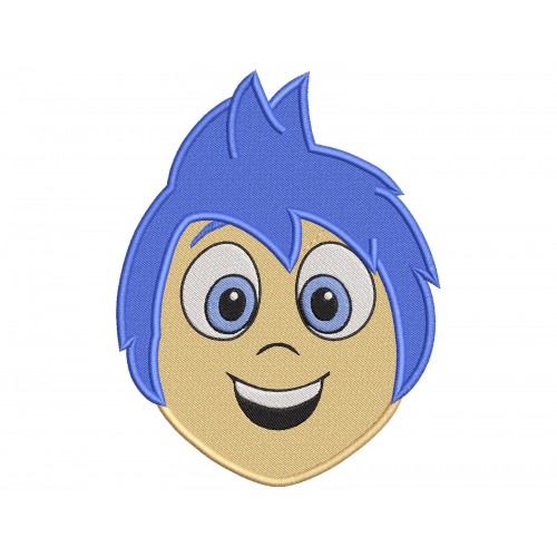 Joy Inside Out Head Embroidery Design Embr
