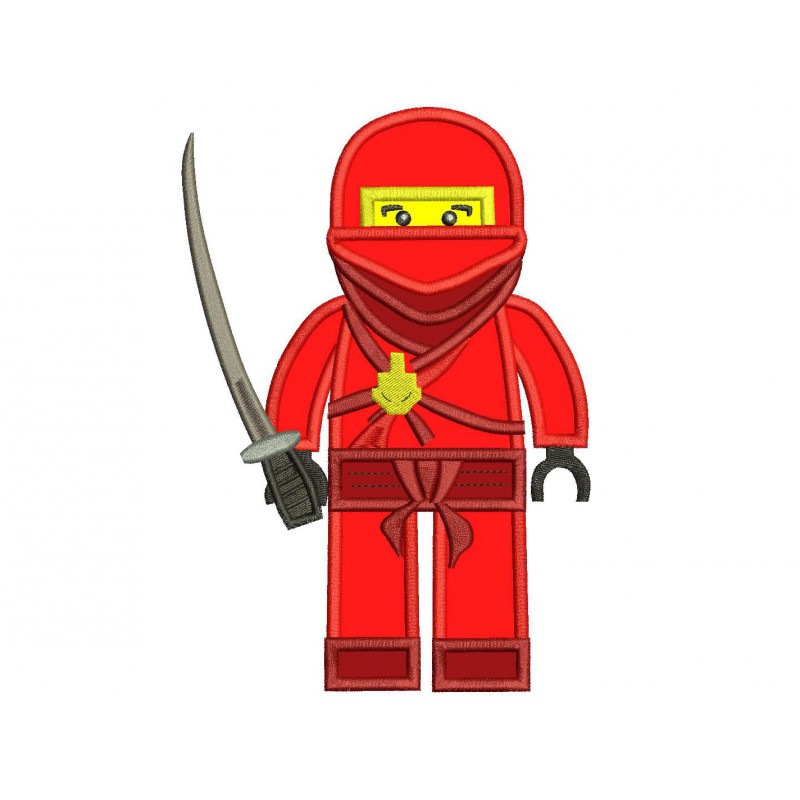 Kai Lego Ninjago Applique Design