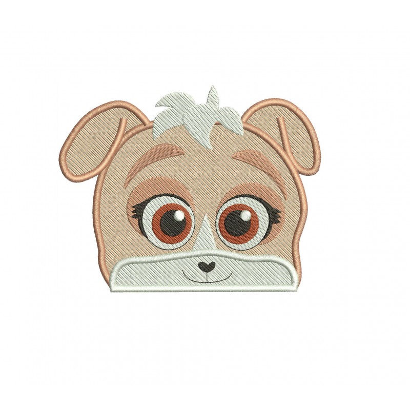 Keia Peeker Puppy Dog Pals Full Embroidery Design