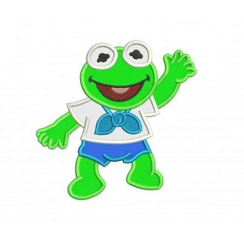 Kermit Muppet Babies Applique Design