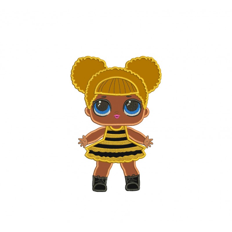 LOL Surprise Doll Queen Bee Applique Design