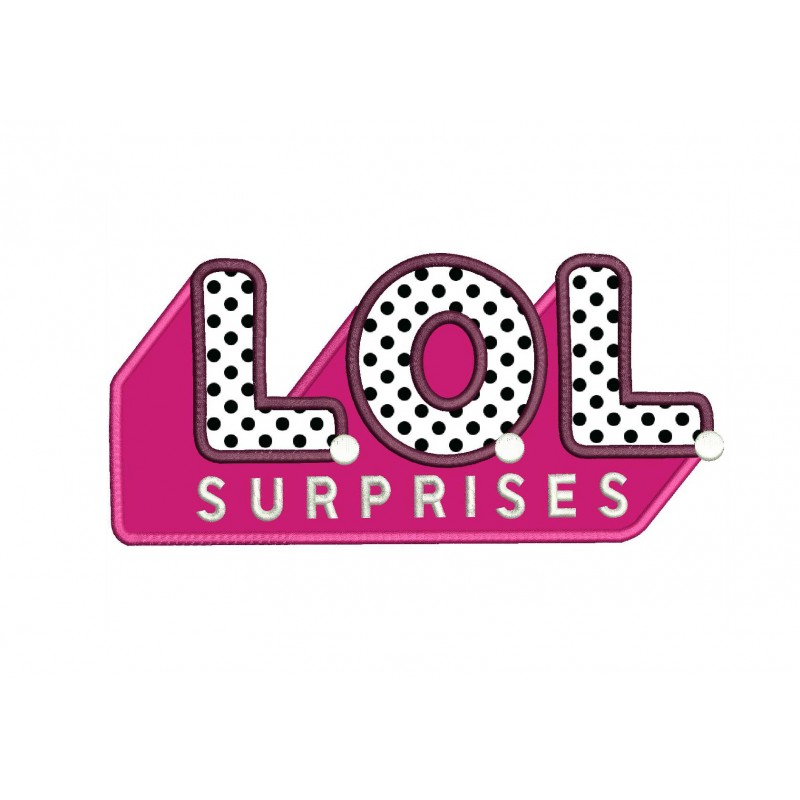 LOL Surprise Logo Applique Design