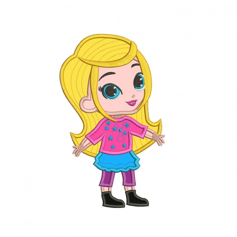 Leah from Shimmer and Shine Applique Design