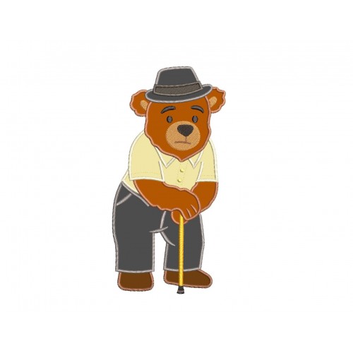 Lewis The Bear IF Movie Applique Design