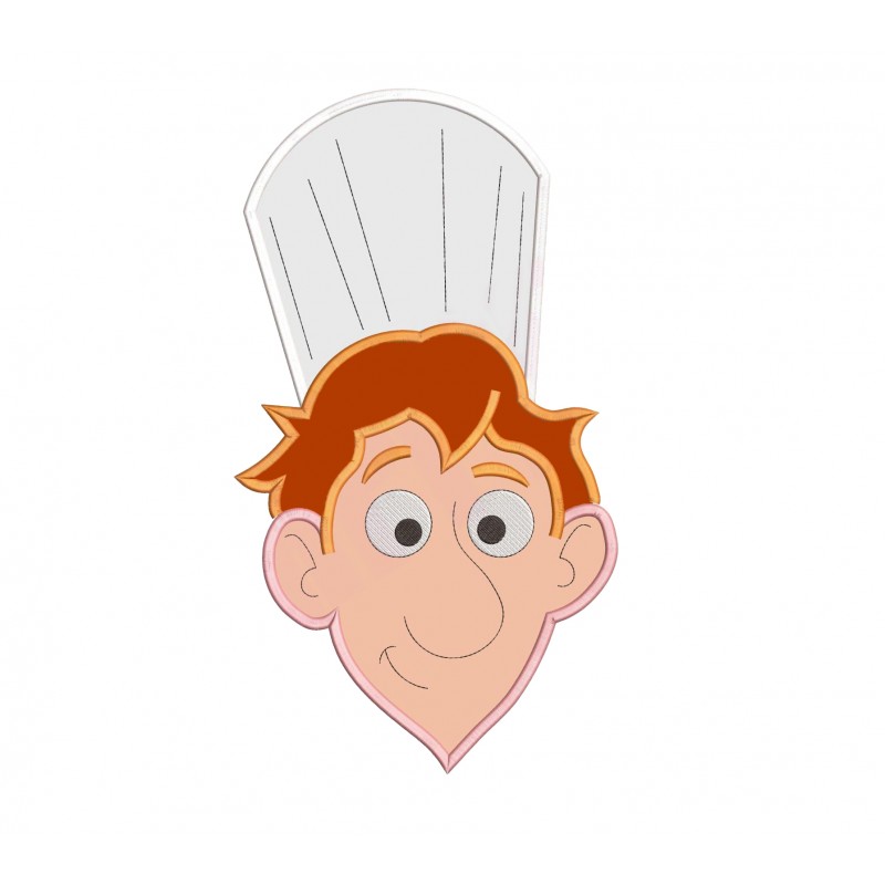 Linguini Head Applique Design