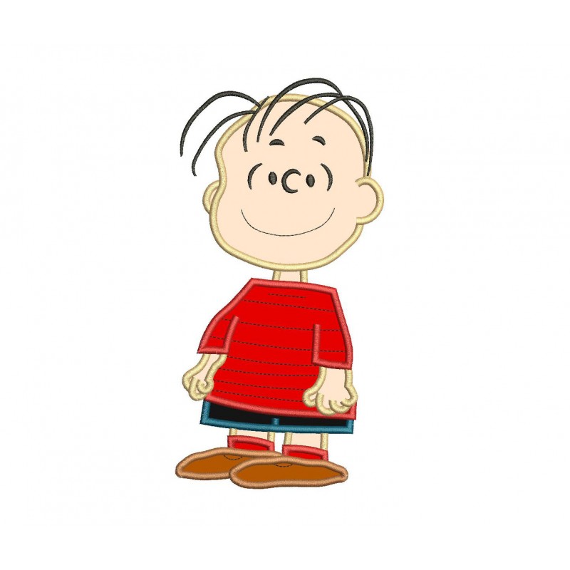 Linus Peanuts Applique Design