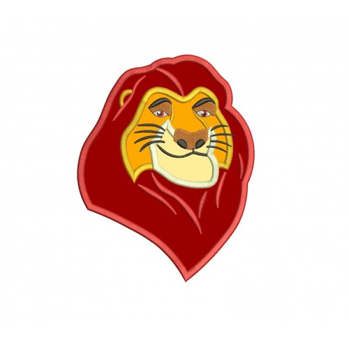 Lion King Mufasa Applique Design