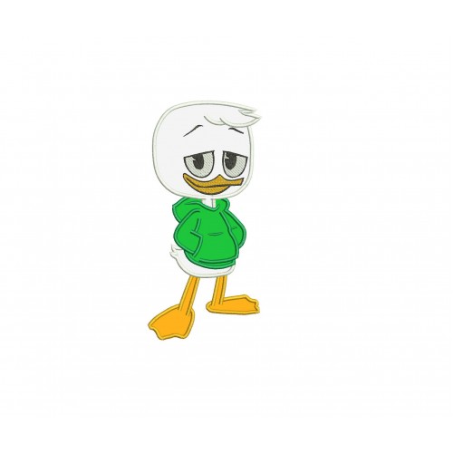 Louie Duck Ducktales Applique Design