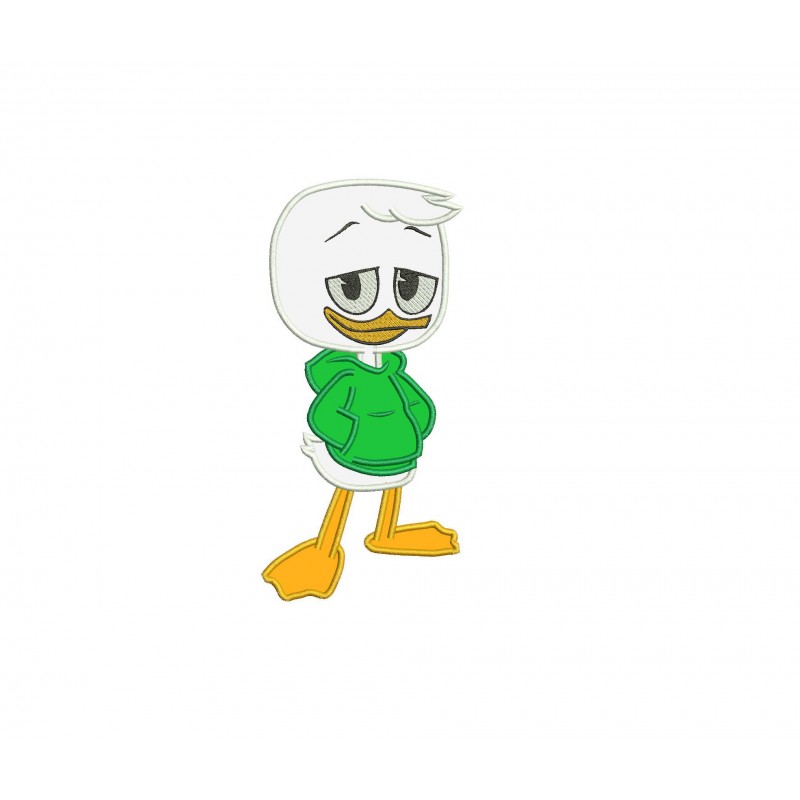 Louie Duck Ducktales Applique Design